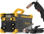 TOOLIOM 135A Mini MIG Welder Flux Core 110V MIG Welder Gasless Flux MIG/Lift TIG/Stick 3 in 1 Welding Machine Portable
