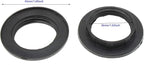 1.1 Inch Lamp Shade Collar Rings FDXGYH 2pcs E14 Light Socket Ring Retainer Rings and Replacement Adapter(Black)