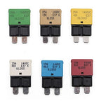 12V Fuse Circuit Breaker Auto Reset Automotive Low Profile ATO ATC - UL Certified Blade Self Resetting Car Fuses Kit 5A 10A 15A 20A 25A 30A Amp 12 Volt DC - Mixed 6 Pack