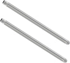 GeilSpace 3/4" x 18" Stainless Steel Pipe, 304 Pipe Nipple Fits Standard 3/4 Inch Threaded Pipes and Fittings, DIY Industrial Metal tube (2 PCS)