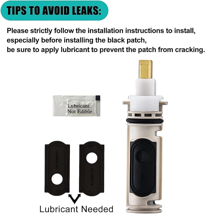 1222 Replacement Cartridge for Moen Shower Valve, Replacement Part Compatible with Moen 1222 1222b Tub Shower One-Handle Posi Temp Faucets