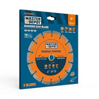 7 inch Diamond Saw Blade for Angle Grinder,Segmented General Purpose Blade Dry/Wet Cutting Blade for Concrete, Paver, Masonry, Terrazzo, Stone, Granite, Block, 7/8"-5/8” Arbor (3 Pack)