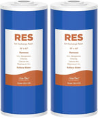 SimPure 10" x 4.5" Cation Exchange Resin Filter, Whole House Water Softening Cartridge for DB10P, DB10C (2 Pack)