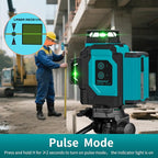 Takamine Laser Level 360 Self Leveling, 3x360° Cross Line Lazer Leveler Tool for Construction and Picture Hanging, 3D 12 Lines Green Laser Level with Rechargeable Lithium Battery, APP Control