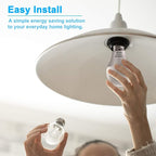 A19 LED Light Bulb 5000K Daylight, 12 Pack high Output A19 Incandescent Light Bulb 800LM 9W, Equivalent 60W, No Flicker E26 Base, Non-Dimmable E26 LED Bulb Long Lasting for 25 Years.