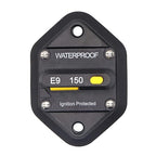 Hi-Amp 150 Amp Circuit Breaker with Manual Reset for Car Audio RV Bus Truck Boat Marine, DC 12V - 48V | Waterproof IP67 Protection 150A Panel Mount