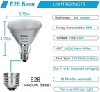 Vinaco PAR30 Flood Light 39W, 6 Pack High Brightness 400LM PAR30 Halogen Long Neck Dimmable,PAR30L Flood 39 Watt 3000K Warm White, Long Lasting PAR30 39W 120V Flood Long Neck with E26 Base