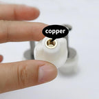 2Pcs Universal Toilet Tank Bolts Nuts, Heavy Duty Toilet Seat Screw Bolt Set, Premium Stainless Steel Hardware with Rubber Washers, Extra Long Nuts Easy Installation (MFL06)