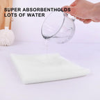 Tricol Clean Microfiber Cleaning Cloth, 16in*16in, 12 Pack Ultra-Thick Cleaning Rags, Super Absorbent, Lint Free & Streak Free Cleaning Towels for Car, House, Kitchen, Office