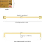 10 Pack 8.8"(224mm) Brushed Gold Cabinet Pulls Kitchen Cabinet Handles Drawer Pulls Cupboard Hardware for Cabinets