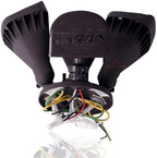 RuggedGrade 30W Turin II Series LED Security Light - Motion Wall Light - 240° Sensor - 3,600 Lumens - 5000K Bright White - Square Heads - Bronze Housing - Outdoor LED Light - DLC 5.1 Premium