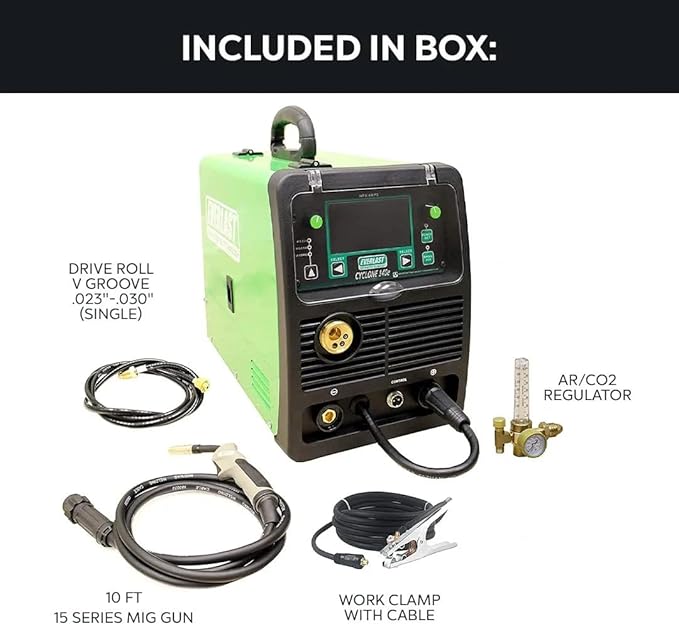 Cyclone 140E MIG Welder – 140 Amp Flux Core Welding Machine | 110V Portable Welder for Home & DIY Projects
