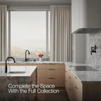 KOHLER R22867-SD-BL Maxton Pull-Down Kitchen Faucet with Soap Dispenser, Pull Down Sprayer, Matte Black