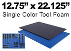 5S LEAN TOOL BOX FOAM ORGANIZERS 1/2 INCH THICK (1 PIECE) (12.75"x22.125", Black)