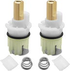 2Pcs RP25513 Faucet Stem, Faucet Repair Kit with RP24096 Cartridge RP4993 Seat and Spring RP24097 Turn Stop1/4, Replace for Fixing Leakage