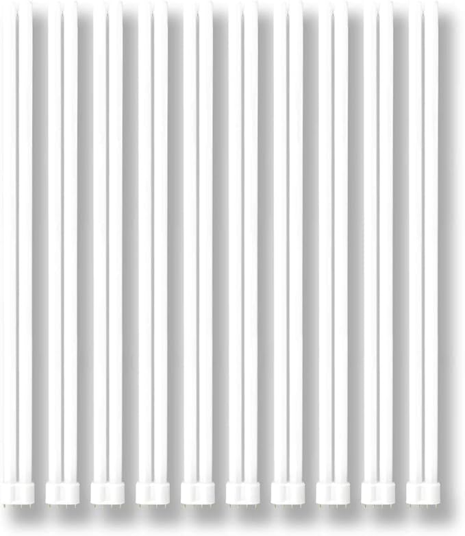 GoodBulb PLL36/850 | 36W 16.9" Twin Tube Compact Fluorescent Light Bulb 4-pin 2G11 Base 5000K Daylight 2400 Lumen Car Dealership Lighting Pack of 10