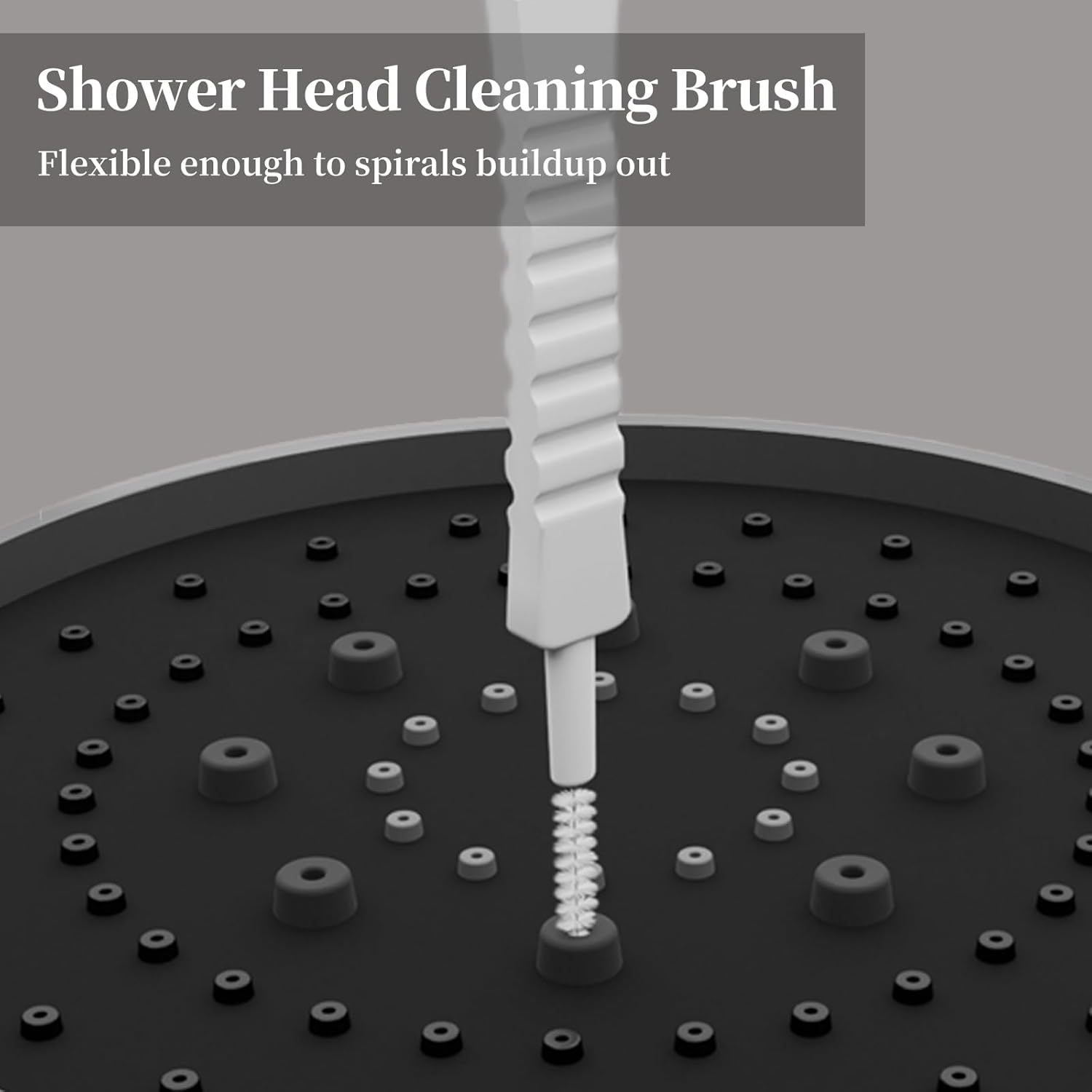 Shower Head Cleaning Brushes, Shower Head Cleaning Tool, 10 Sizes Descaler Needles, Rust-Proof Showerhead Cleaner Set (Shower Head Cleaning Brushes/Descaler Needles)