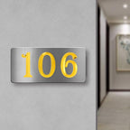 10Pcs Mailbox Numbers for outside 0-9, 2.75 inch 3D Self Adhesive Street Address House Door Numbers Signs for Apartment,Office,Cars,Mailboxes (Golden)