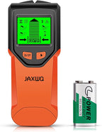 Stud Finder Wall Scanner - 5 in 1 Stud Finder Tool w/Smart Chip and HD LCD Display, Stud Detector Beam Finders for the Center and Edge of Wood AC Wire Metal Studs Joist Pipe (BloodOrange)