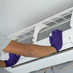 Patelai 3 Pairs Microfiber Plant Dusting Gloves Leaf Cleaning Gloves for Indoor Plants, Blinds, Furniture, House (Small,Purple, Rose Red, Black)