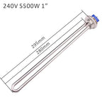 DERNORD 240V 5500W Water Heater Element Screw-in Heating Element High Watt Density (240V 5500W)