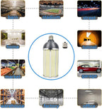 Intpro LED Light Bulb100W LED Corn Light Lmap Garage Light 10000LM E26 E39 5000K 85V~265V Super Bright LED Basement Lights for barn Workshop Warehouse Factory Backyard