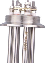 DERNORD 2 Inch Tri-Clamp 240V Water Heating Element Immersion U Type Electrical Brewing Boiler Heater (240V 9000W)