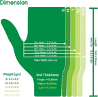 Clear Vinyl Food Safe Disposable Gloves Latex Free Powder Free for Food Prep Handling Cooking Cleaning