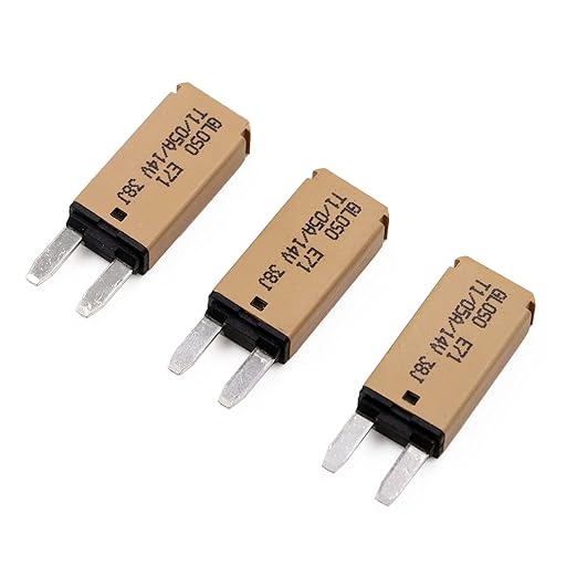 E71 Auto-Resettable Blade Fuse - Low Profile ATM Mini 5A, UL Certified (3-Pack)