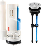 Toilet Flush Valve Replacement Kits with 1.49-Inch(38mm) Toilet Tank Button, Fits ToTo THU338N, Universal One-Piece Dual Flush WC Repair Parts, 2 Inches (8 Inches Height)