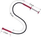 Bendable Flexible Magnetic Pickup Tool, 24'' Four Claw Grabber Tool, Accurate Pick Up In Narrow Space for Engine Bay/Home Sink/Drain/Earring/Keys/Metal Objects (Magnetic orientation)