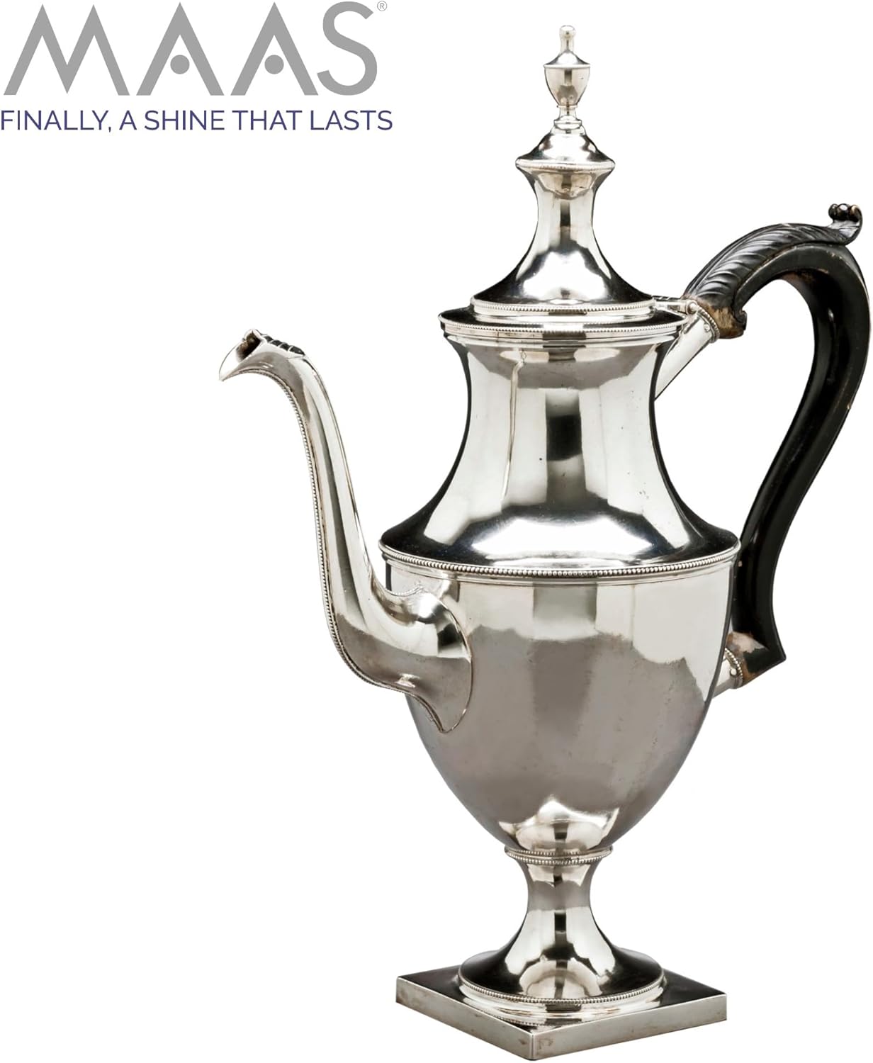 MAAS Metal Polish 8-Ounce Bottle (2 Pack) Free Cloth, Universal Metal Cleaner for All Metals, Clean, Polish, and Protect Silver, Brass, Copper, and More, Tarnish Remover and Silver Cleaner for Jewelry