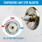 RP46074 Shower Cartridge, Compatible with Delta 13/14 Series Shower Faucet, Replacement Monitor MultiChoice Cartridge, Single Handle Universal Shower Cartridge Repair Assembly with RP22734 Bonnet Nut