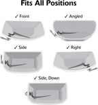 Korky 6021AM StrongARM Metal Tank Lever, Universal to Fit Front Angled Side Left and Right Mount Toilets, Polished Gold, Faucet Style