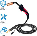 MIG Welding Gun Torch 100Amp 15ft Replacement for Lincoln Magnum 100L K530-6,Fits Lincoln Mig Gun SP-140T 180T,Easy-Core 140 180,Weld-Pak 125 125HD 140HD etc