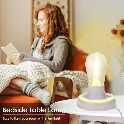 25ft Light Bulb Socket with Cord,Light Socket,E26/ E27 Lamp Base Desktop Cord On/Off Switch Hanging,Light Bulb Socket,Light Socket with Cord