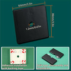 Wall Split Flange Plumbing Cover Plates Square Shower Arm Escutcheon Plate Pipe Flange Cover for Fixed Shower Head Faucet Standard Pipes (12mm/0.47in)