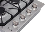 THOR Kitchen Professional 30-inch Cooktop/Rangetop in Stainless Steel - Model TGC3001