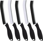 Hard Bristle Crevice Cleaning Brush - Cleaning Supplies - Grout Cleaning Brushes for Household Use - Crevice Cleaning Tool for Bathroom, Home and Kitchen (5, Black)