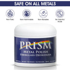 Prism Polish Metal Polish - 7 Ounce: Achieve a Brilliant Shine on Aluminum, Chrome, Stainless Steel, Brass, Silver, Nickel, Gold, Silver and More. Safe for Boat, Car, Motorcycle, Home and Business.