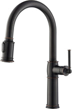 KRAUS KPF-1682ORB Sellette Single Handle Pull-Down Kitchen Faucet, Oil Rubbed Bronze