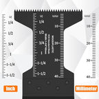 100Pcs Oscillating Saw Blades, 1-3/4" Quick Release Multi Tool Blades Kits Universal Oscillating Tool Blades Wood Plastic Multitool Blades Compatible with Dewalt Ryobi Makita Bosch Craftsman