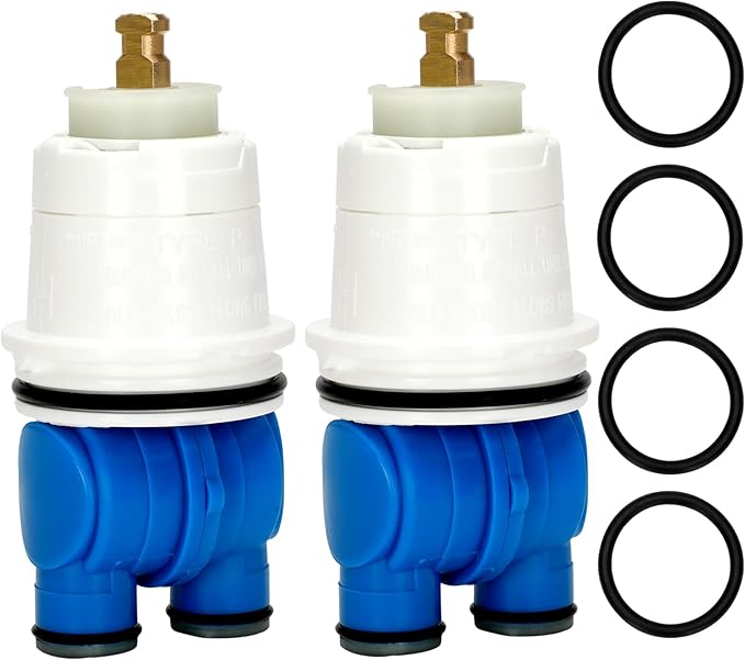 RP19804 Shower Cartridge Compatible with Delta Faucet 1300/1400 Series Tub and Shower Valves, RP19804 Cartridge Replacement Fits Select Monitor Valves 1993-2007 (2 PCS)