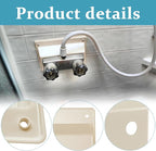 Shower faucet cover RV Camper trailer shower board replacement Faucet Mount KIT Faucet Bezel Stand Off Faucet Cover,Parchment