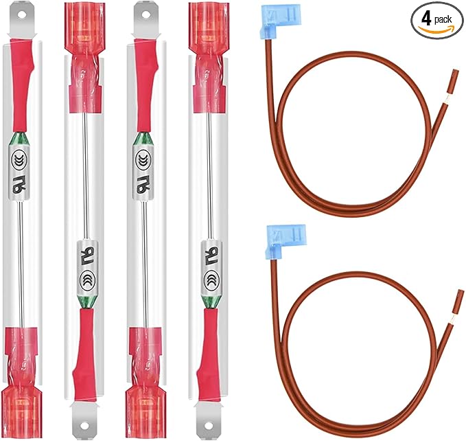4PCS RV 93866 Water Heater Thermal Cutoff Kit, Replacement OEM Part Thermal Fuse, Toilet Part Mobile Fittings For RV Atwood 91447 93866 Water Heater GCH6-4E GH6-6E G6A-6E GCH6A-7E GCG6A-9E XT Series