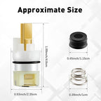 Honoson 4 Pack RP25513 Faucet Stem Replacement for Faucet Repair Kit with RP24096 Cartridge RP4993 Seat and Spring for Kitchen Home Cartridge Replacement