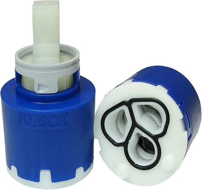 Kerox NKJ35A Single Lever Faucet Cartridge, Replacement Cartridge w/Right Rotation, Repair Kit for Kerox Single Lever Faucet - 35mm