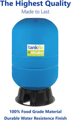 – RO Water Filtration System Expansion Tank – 30 Gallon Water Tank – Large Reverse Osmosis Water Storage Pressure Tank