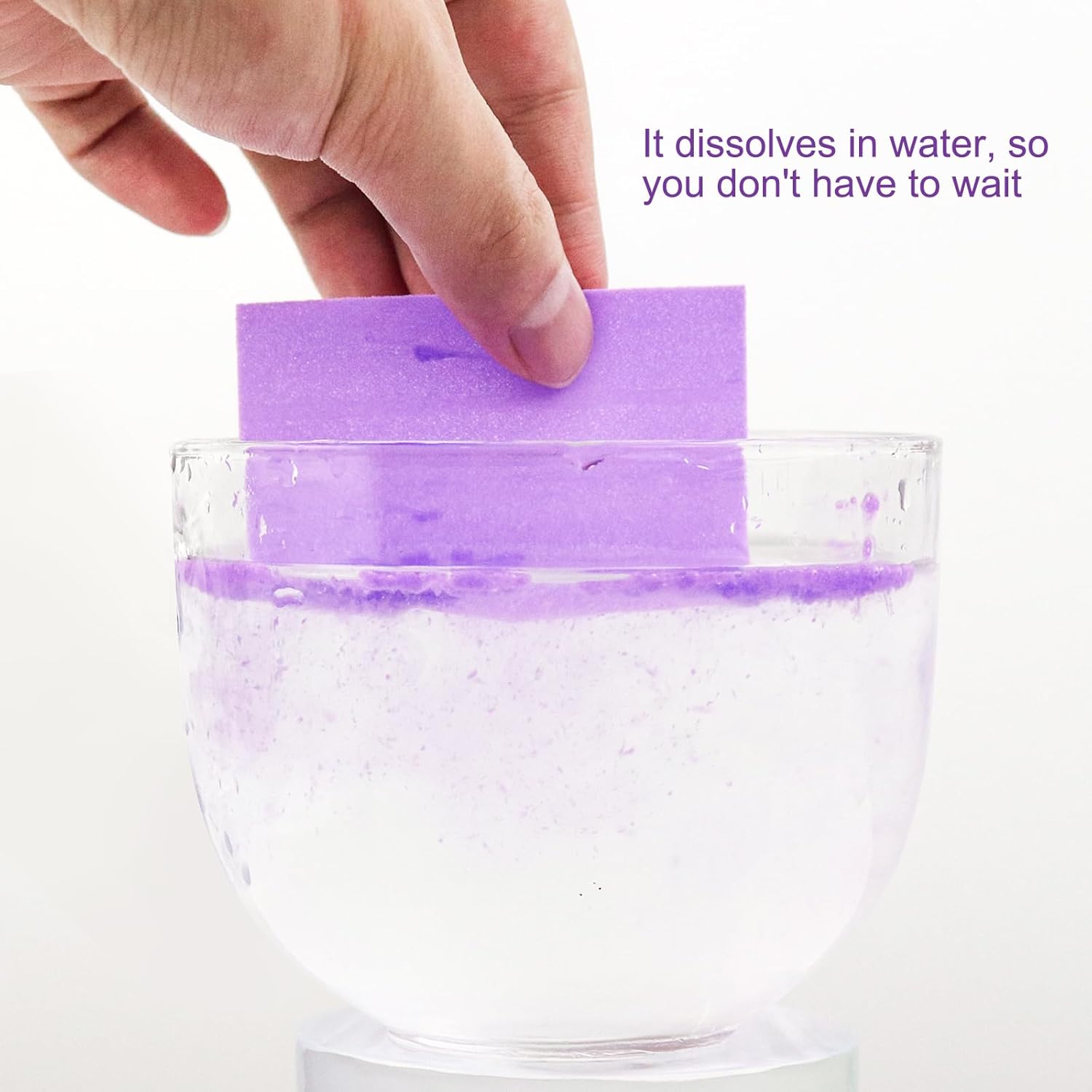 Floor Cleaning Tablets Sheets, Method Hardwood Floor Cleaner and Polish Pack of 300, Concentrate Mild Scent For RV Wall Tiles, Hardwood, Laminate Floor, Purple