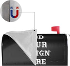 Personalized Mailbox Covers Custom Picture/Photo/Text Magnetic Standard Size Mailbox Wraps Post Letter Box Cover for Garden Yard Outdoor Decorations-21